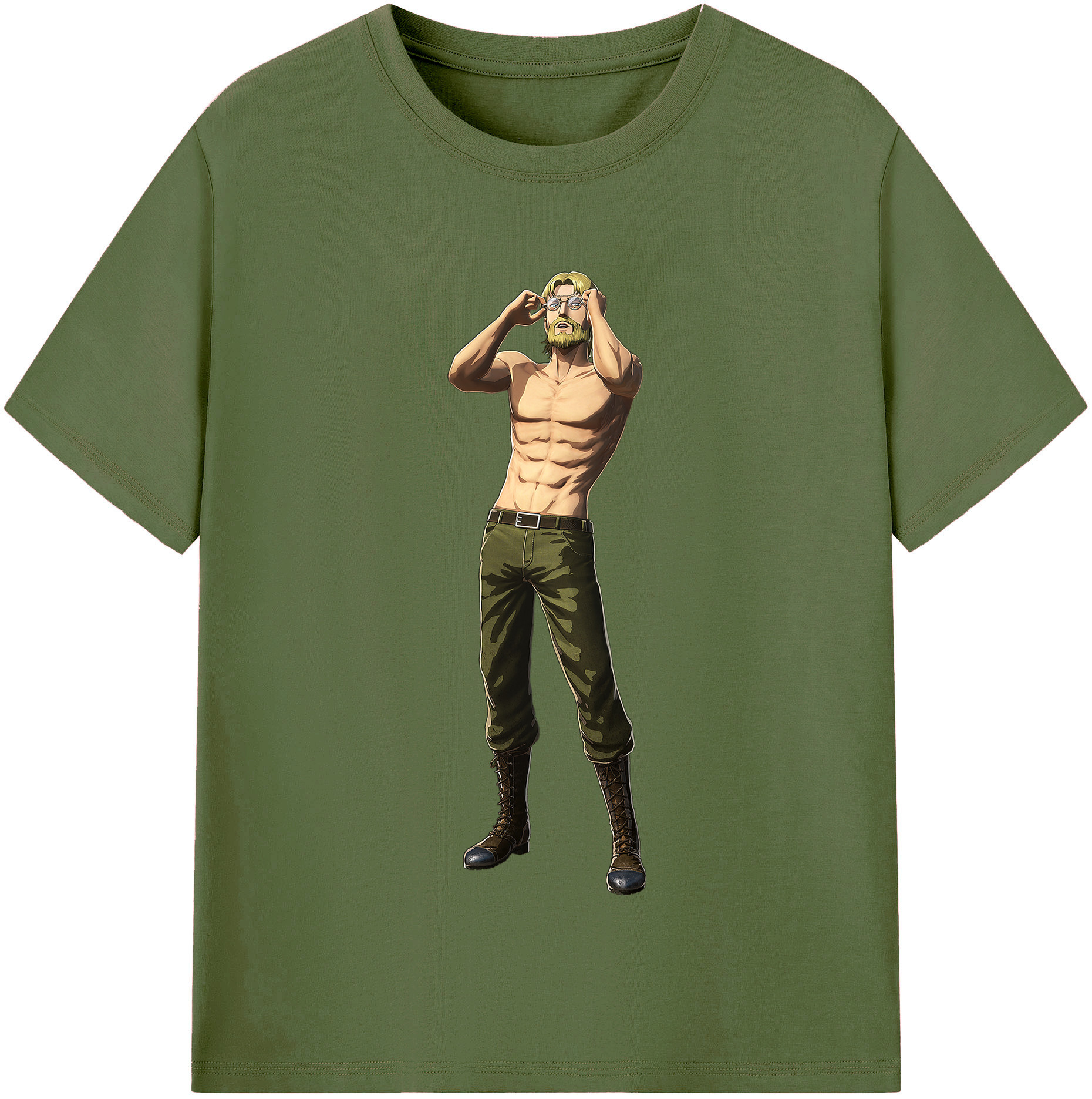 （画像用） 進撃の巨人 Attack on Titan 綿100％半袖Tシャツ（フロントプリント）